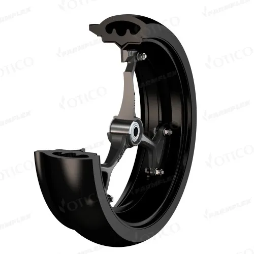 Roue de jauge RID/Martin 400x120 – jante à bâtons